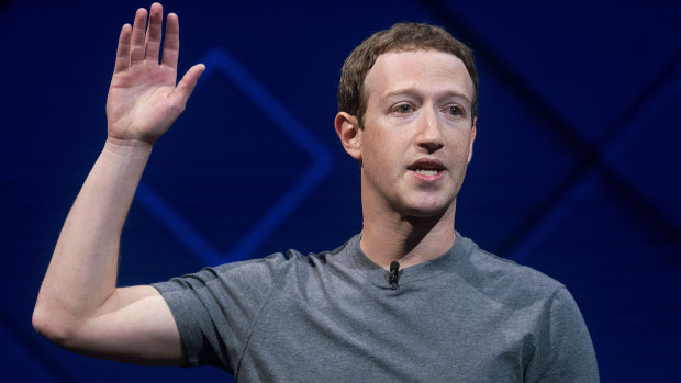 'My mistake': Facebook chief Mark Zuckerberg.