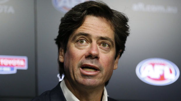 Gillon McLachlan and the AFL and Channel Seven are negotiating a potential two-year extension of the game's media rights.