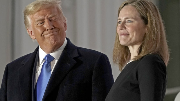 US President Donald Trump rushed the appointment and swearing in of Amy Coney Barrett as Associate Justice of the US Supreme Court last month.