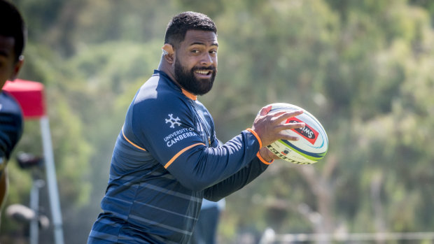Scott Sio is off contract at the end of 2019. He says he hopes to stay with the Brumbies.