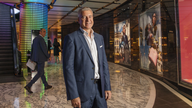 CEO of Scentre, Peter Allen, at Westfield Shopping Centre, Sydne
