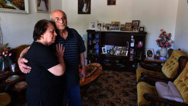 Souad and Gebran Kassis were told their home of 47 years at Westmead will be acquired for a metro train station.