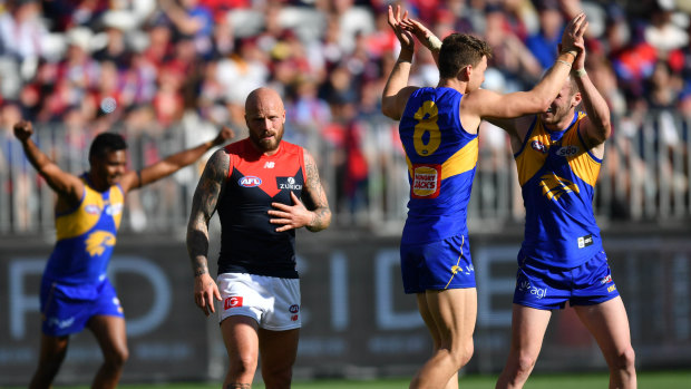 West Coast resume hostilities against Melbourne on Friday night at Optus Stadium after ending the Demons' 2018 season there.