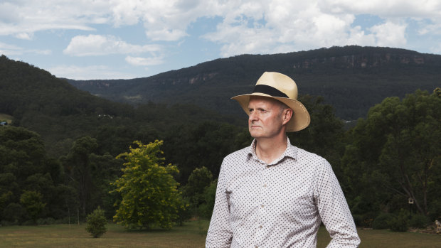 Matt Gray is concerned about Kangaroo Valley's fire management plans. 