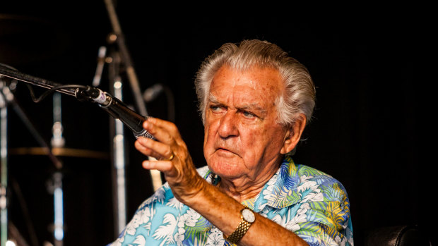 Bob Hawke at Woodford in 2017.