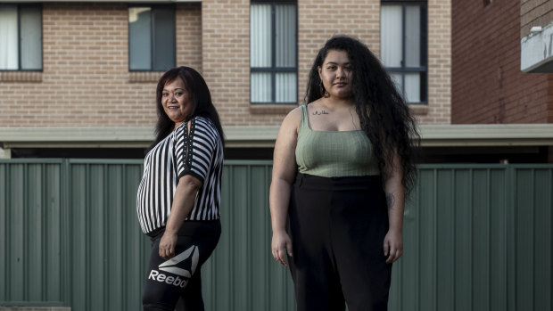 "Oh my god, Jonah from Tonga pisses me off": Neda Taha (right) with her mother Susana Taufalele.