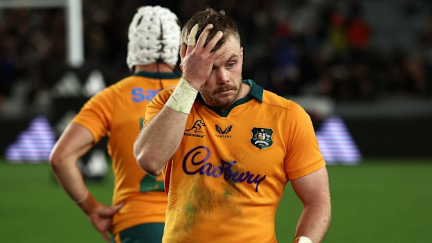 Wallabies halfback Ryan Lonergan comes to terms with another loss to the All Blacks. 