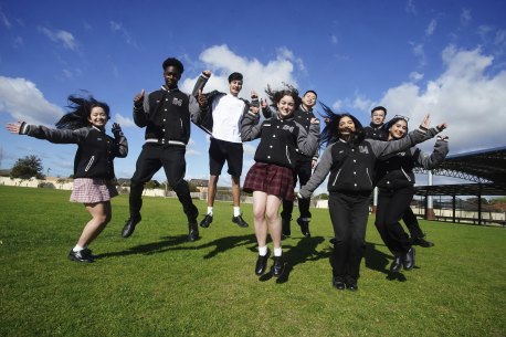 St Albans Secondary College students.