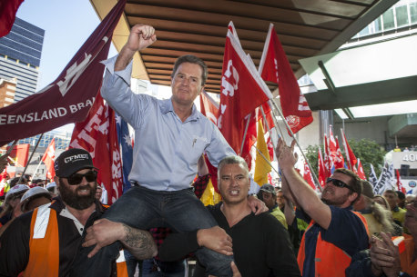 CFMEU state secretary Michael Ravbar organised protests against senior Labor MPs in Queensland over the industrial manslaughter laws.