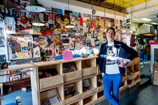 Former Sausage Factory co-owner Jim Flanagan has transformed the Dulwich Hill site into Lazy Thinking restaurant, bar and record store.