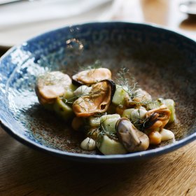 Mussel ‘salad’.