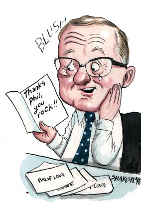RBA staff are being encouraged to thank one another. Illustration: John Shakespeare