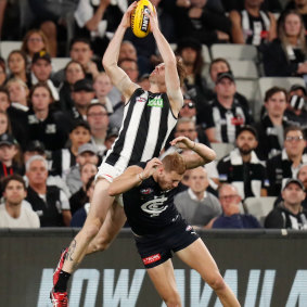 Jordan Roughead in action.