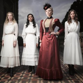 Picnic at Hanging Rock, Samara Weaving, Madeleine Madden, Natalie Dormer, Lily Sullivan