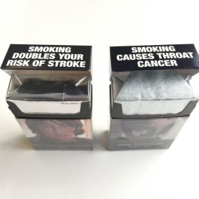 Prominent health warnings and plain packaging have helped to reduce smoking rates in Australia.