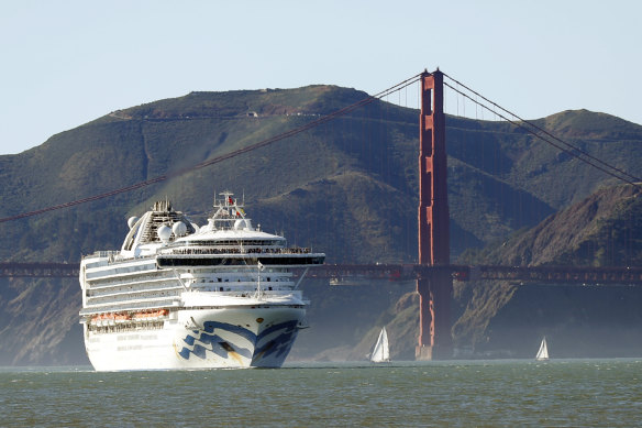 The Grand Princess cruise ship has been quarantined off the California coast.