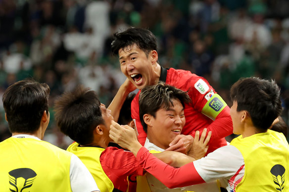 South Korea’s Tottenham star Son Heung-Min.