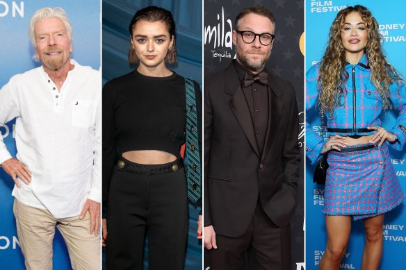 Bartlett’s famous guests include Richard Branson, Maisie Williams, Seth Rogen and Rita Ora.