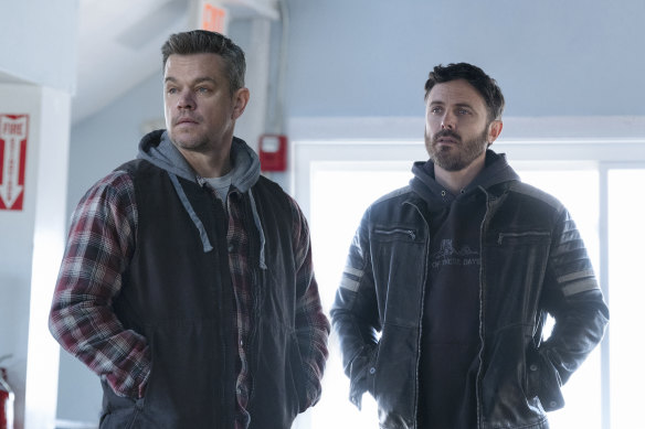 Matt Damon and Casey Affleck constantly needle each other in The Instigators.