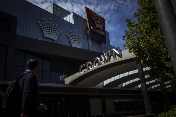 Melbourne’s Crown casino in Southbank. 