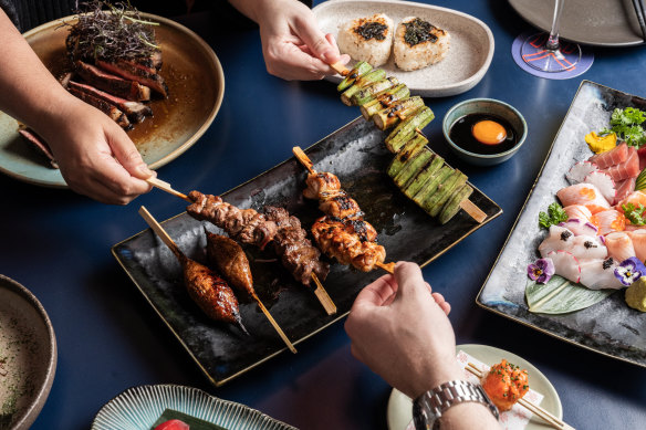 Pick up the skewers at Robata.