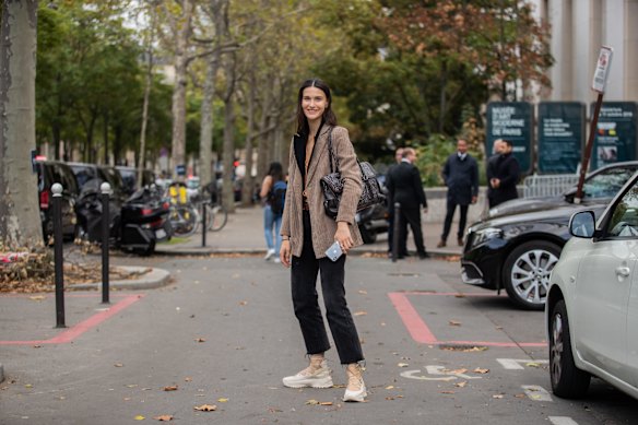 The sneakerina trend allows you to hit your 10,000 steps comfortably and stylishly. 