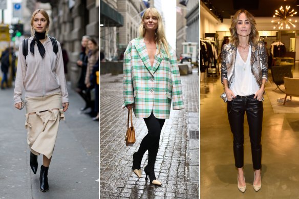 Danish women Pernille Teisbaek, Jeanette Madsen and Anine Bing.