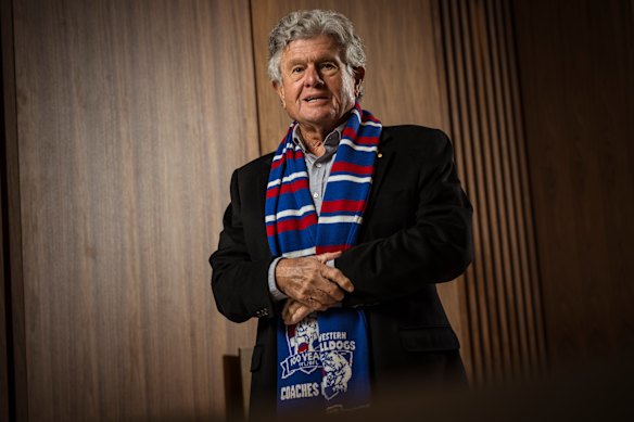 Alan Johnstone, one of Western Bulldogs’ most generous donors.
