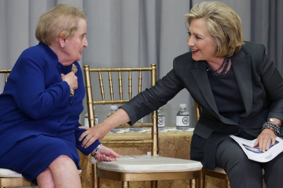 Albright was a fervent supporter of Hillary Clinton’s 2016 presidential run.