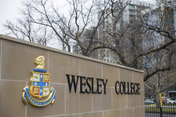 Some students from Wesley College boycotted the uniform in protest at handling of allegations of misogyny.