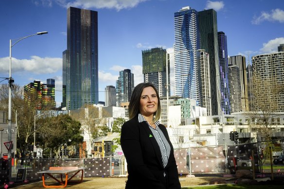Ingleton works as a midwife and says it will stand her in good stead as lord mayor of Melbourne. 