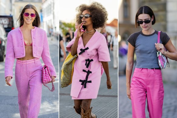 Still in the pink. Copenhagen Fashion Week street style looks, August 11, Denmark.