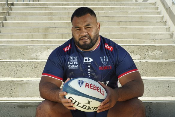 Wallabies and Melbourne Rebels prop Taniela Tupou could be on his way to the Waratahs. 