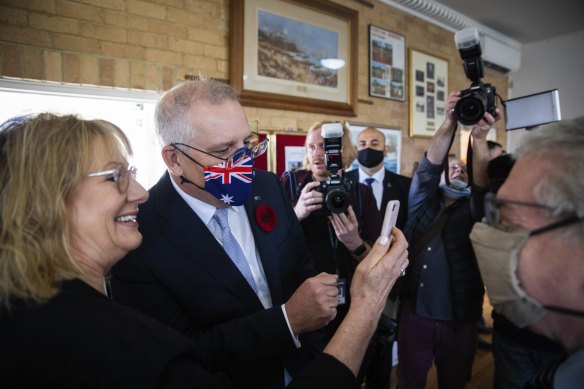 Prime Minister Scott Morrison has been touring Victoria this week. 