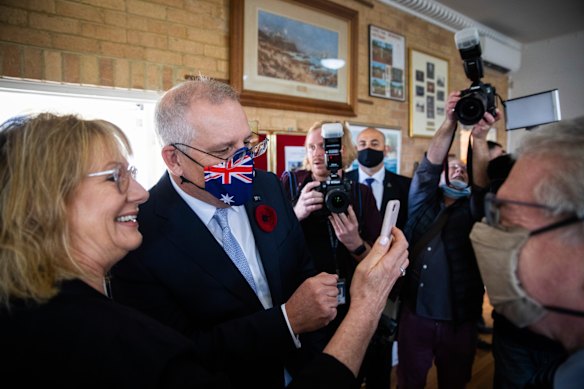 Prime Minister Scott Morrison has been touring Victoria this week. 