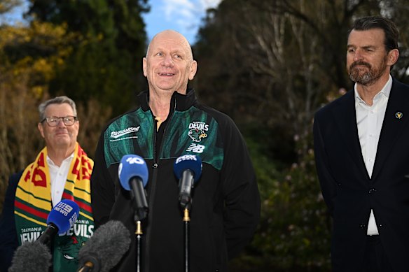 Ken Hinkley was introduced in Tasmania.