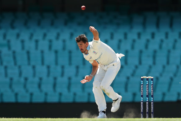 Mitchell Starc was at his devastating best at the SCG on Wednesday.
