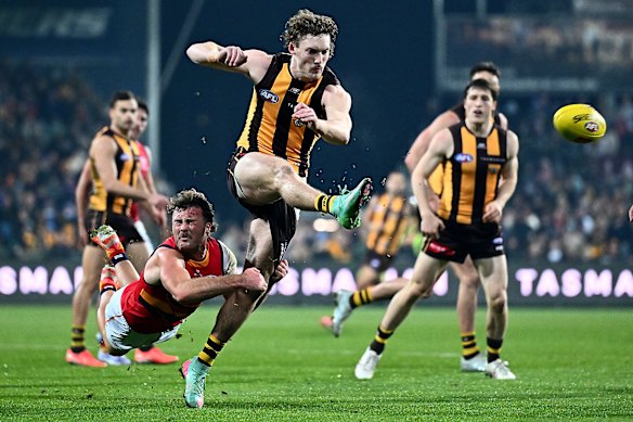 Hawk Josh Weddle is one of the most exciting young players in the AFL.