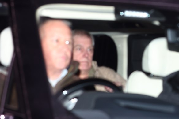 Andrew Mountbatten-Windsor returns to Sandringham after leaving police custody.