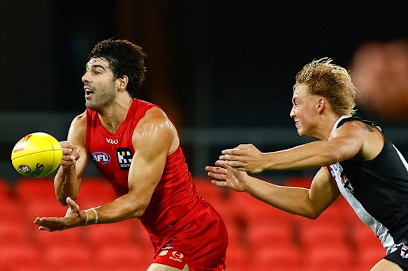 Petracca in Suns colours.