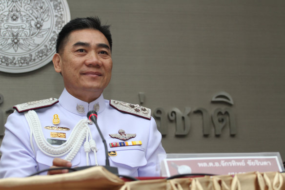Chakthip Chaijinda, Thailand’s police commissioner-general from 2015 to 2020, remains active in political circles.