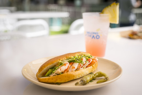 Fish Shop’s prawn roll is the perfect hand-held summer snack.
