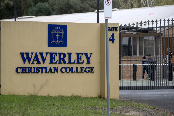 Waverley Christian College  will continue to operate until the end of term on Friday.