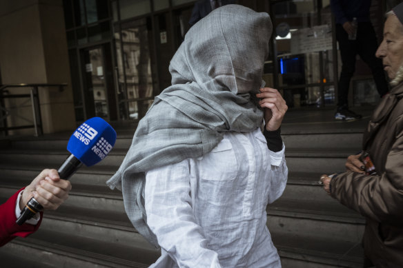 Garth leaves the Melbourne Magistrates’ Court on Thursday.