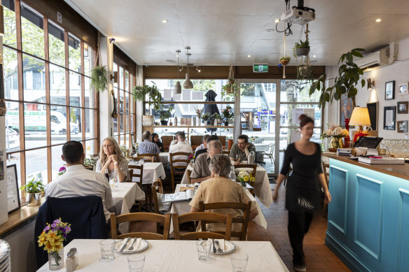 The timeless 40-year-old Greek restaurant is a Lonsdale Street stalwart.