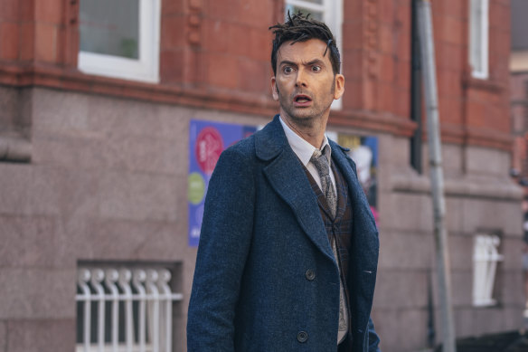 David Tennant returned as the Doctor in the 2023 Doctor Who holiday specials. 