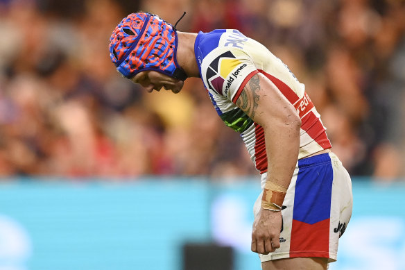Knights fullback Kalyn Ponga.