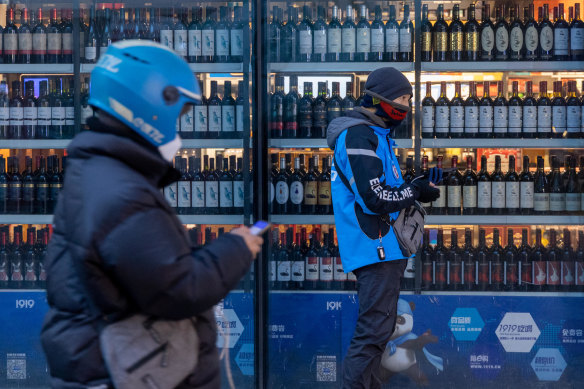 Australian wines are replaced by Chilean, French, Spanish, and German wines in Beijing