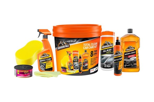 Total Clean car care kit.