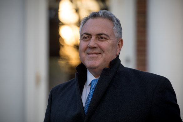 Former federal treasurer Joe Hockey is ready for take-off.